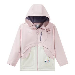 安踏儿童摇粒绒外套2025年新款宝宝加厚加绒女童冬装童装