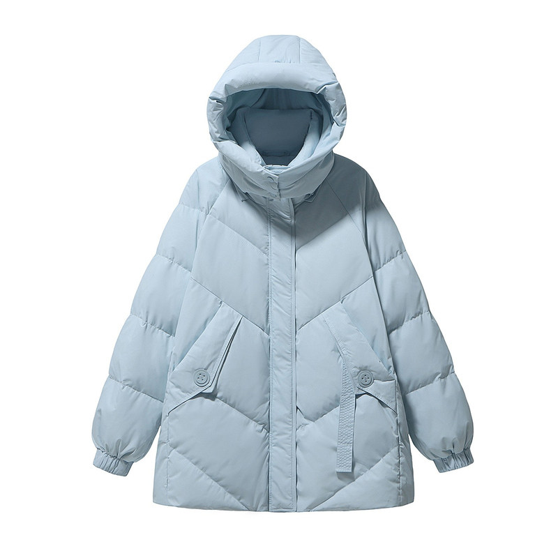 特大码羽绒服女中长款加肥加大