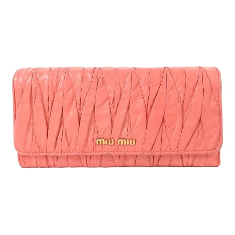 中古MiuMiu缪缪长钱包