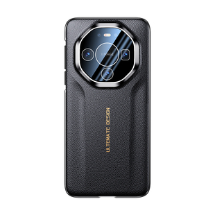 适用华为mate80promax手机壳新款真皮纹mate70pro+优享版高级60pro官方全包保护套80RS超薄散热秒变非凡大师