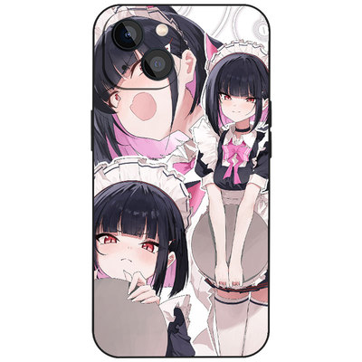 可爱女仆杏山千纱手机壳适用苹果