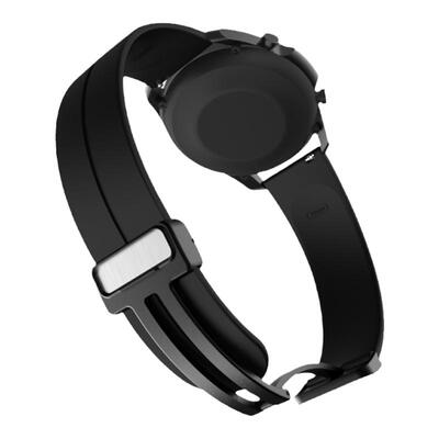 适用vivo watch5手表表带vivo watch3磁吸折叠扣运动智能iqoo watch2男女款硅胶替换腕带柔软亲肤时尚配件