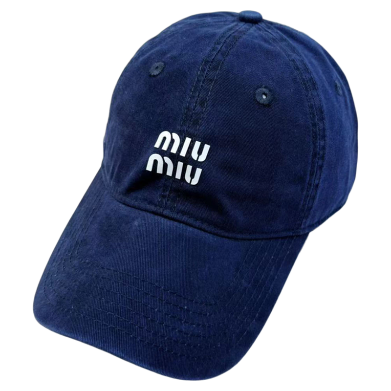 2025新款美式复古MIU字母软顶棒球帽男女时尚百搭遮阳潮牌鸭舌帽