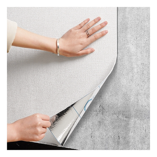 掉灰墙面专用墙纸自粘防水防潮防霉水泥墙毛坯房墙壁贴纸隔音墙贴