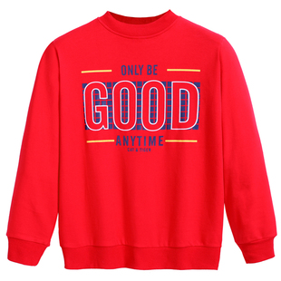 胖童装男童加肥加大纯棉长袖T恤大童儿童男孩新款宽松卫衣t恤上衣