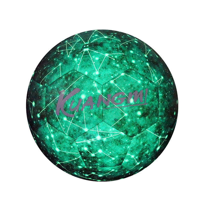 狂迷星域夜光足球炫酷5号足球