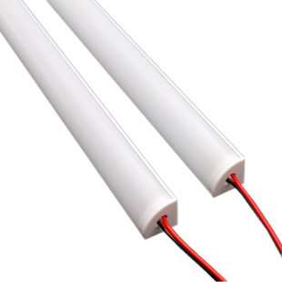 超亮led硬灯条12V45度V型橱柜灯条展柜货架酒柜吊柜长条明装灯管