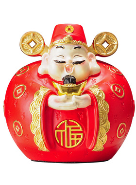 新中式财神爷招财摆件