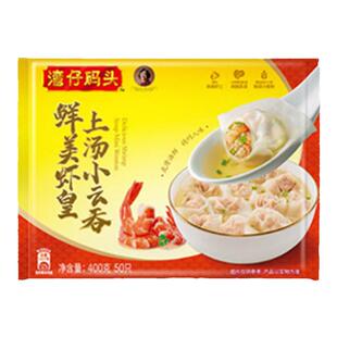 湾仔码头鲜肉/荠菜/三鲜/菜肉/香菇/虾皇小云吞小馄饨方便早餐2袋