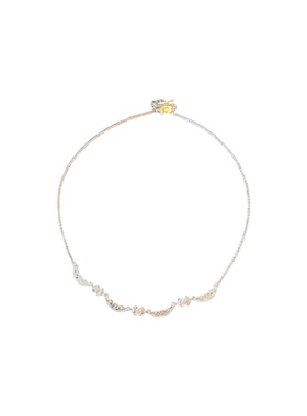 金属蝴蝶结可调节吊坠项链个性冷淡风锁骨链时尚百搭饰品女感