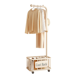 挂衣架落地卧室可移动衣帽架房间家用小型置物架儿童房包包收纳架