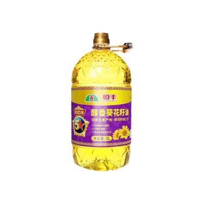 内蒙古河套醇香型葵花油5L葵花籽油食用油煎炸炒拌包邮