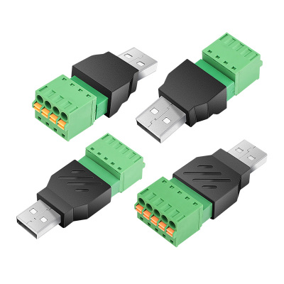 USB2.0快接免焊公母转接线端子