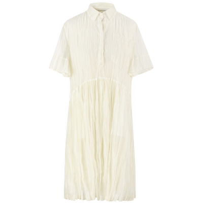 IIIVIVINIKO2023夏新品压褶连身裙女M320647177D