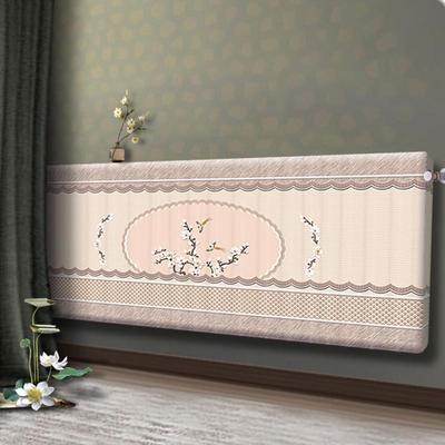 家用暖气片防尘罩新款简约全包布艺老式铸铁暖气片遮挡装饰罩