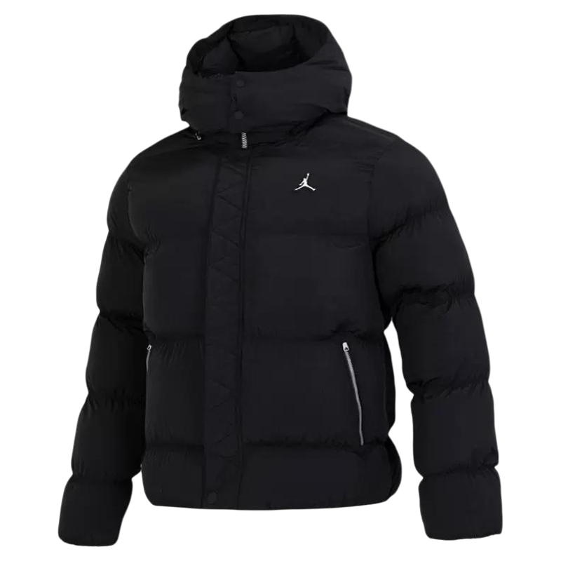 Nike耐克正品男运动休闲保暖短款棉服可拆卸连帽AJ面包外套DQ8105