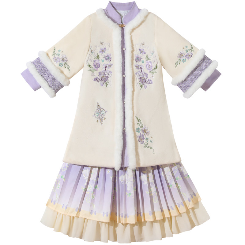 国风汉服国风女童秋冬季