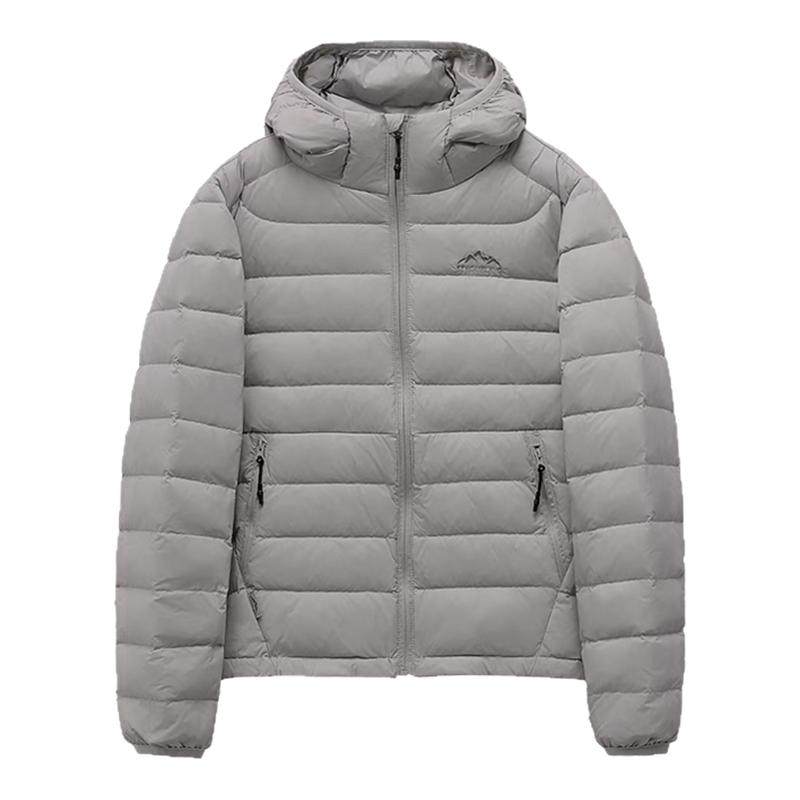 90白鸭绒轻薄排骨羽绒服女短款秋冬季小个子短款连帽时尚保暖外套