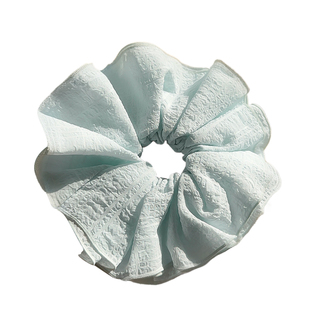 四层白色网纱大肠发圈超大韩系头绳2025新款高端头花发绳肥肠头饰