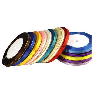 0.6cm双金边红丝带缎带礼品蛋糕喜糖包装布彩带绸带织带包邮