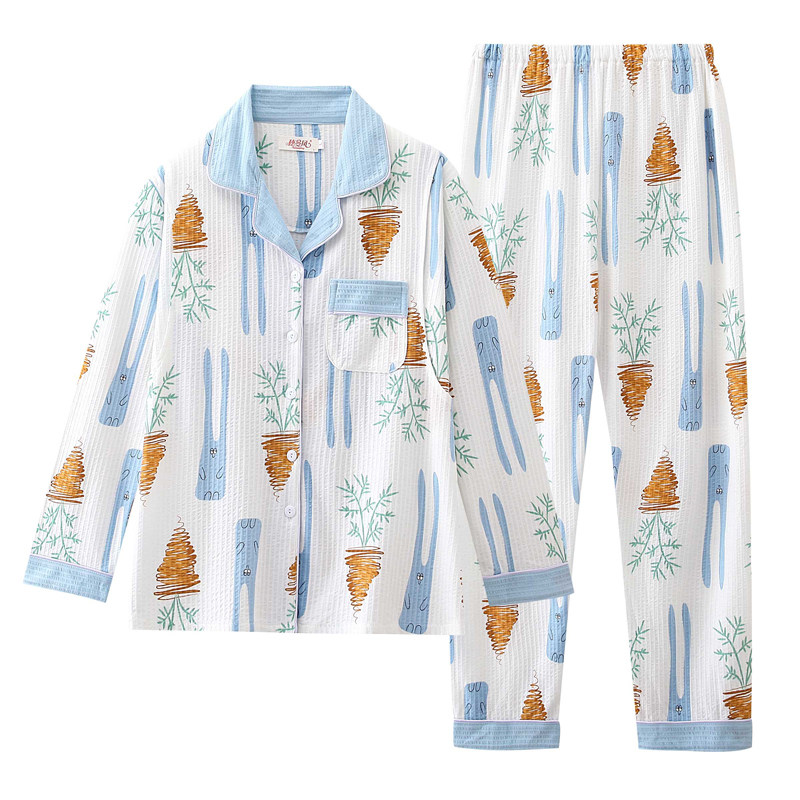 买一送一纯棉夏季舒适透气月子服