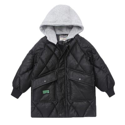 男童棉服冬季外套2025新款儿童羽绒棉袄加绒加厚洋气男孩棉衣冬装