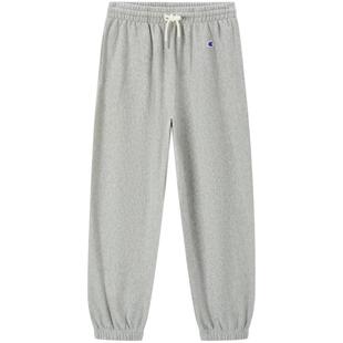 Champion冠军卫裤女秋季刺绣logo长裤纯棉直筒束脚裤休闲运动裤子
