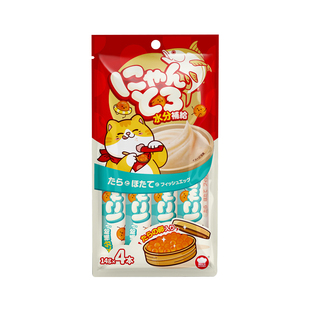 仁可宠物 地狱厨房鱼籽猫条奖励猫零食成猫补水液体湿粮肉酱肉条