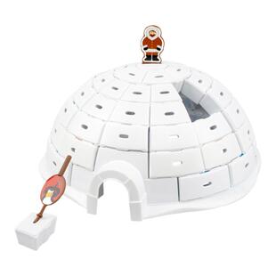 企鹅雪屋冰屋玩具大号敲冰块破冰台家庭游戏亲子互动双人益智桌游