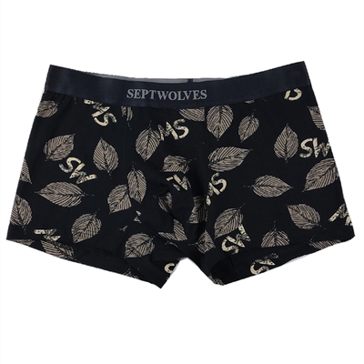 七匹狼弹力棉内裤男抗菌中腰纯棉