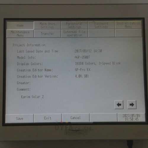 PRO-FACE GP3000 Series HMI 10