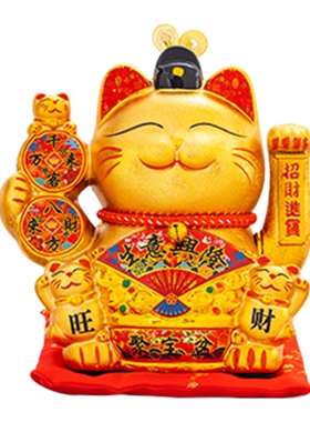 招财猫摆件摇手生意兴隆2025新款