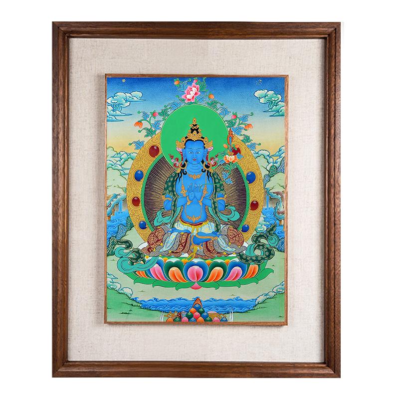 关装饰画墙壁客厅挂画虚空藏菩萨
