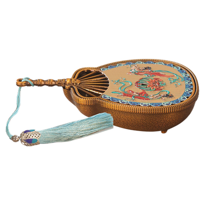 功德珐琅香炉中式复古茶道香薰炉