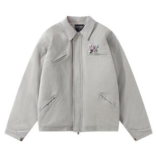 From Mars Each current loose zipper warm cotton coat