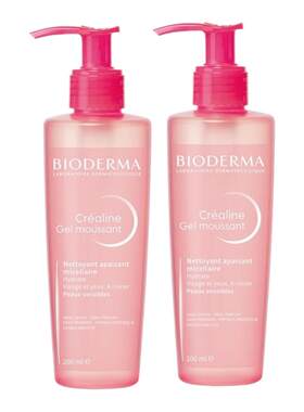 欧洲直邮Bioderma贝德玛女士洁肤凝胶400ml舒妍修护水润亮肤正品