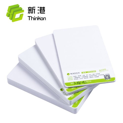 新港雪弗板5mmPVC板打印皮板发泡雕刻结加工硬板白色高密度发泡