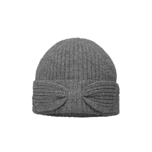 【现货】Brown Hat 25AW 新款玫瑰花结针织帽 DOUBLEBOO