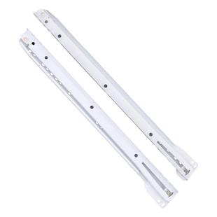 加厚二节导轨抽屉轨道滑道两节滑轨加厚电脑桌滑槽衣橱柜静音滑轮