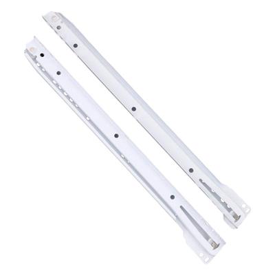 加厚静音二节导轨滑轨滑道滑轮