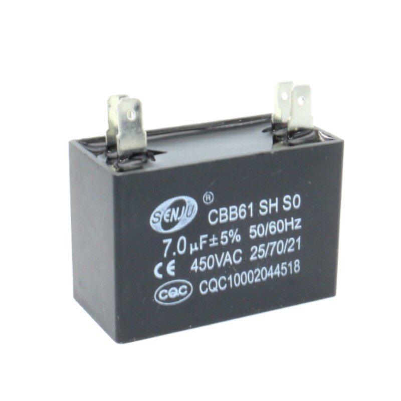 CBB61空调风机电容器1UF/1.2/1.5/2/2.5/3/3.5/4/4.5/5/6UF 450V