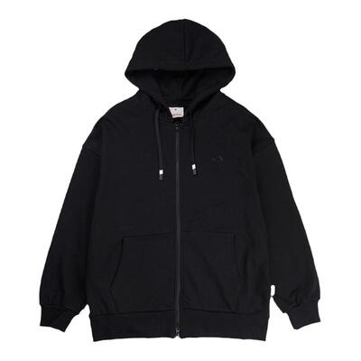 CENTIMETER日系City boy 双开拉链抽绳连帽情侣卫衣加绒宽松男女
