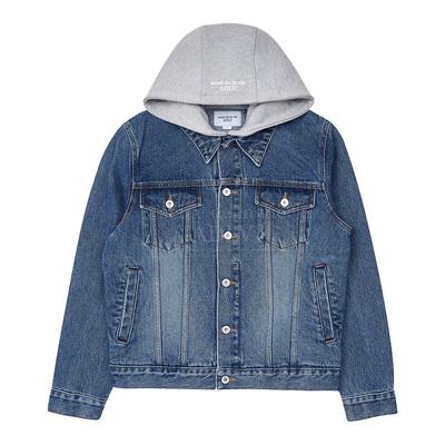 ADLV连帽牛仔衣夹克外套全棉韩国休闲春秋冬男女士女生中性多口袋