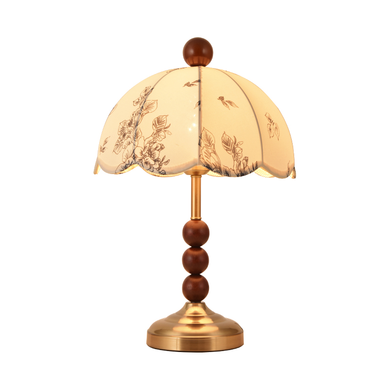 法式复古中古风台灯美式欧式卧室床头灯侘寂风客厅酒店高级感灯具