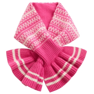 erdosKIDS 鄂尔多斯童装25秋冬新品女童纯羊绒保暖帽子围巾手套