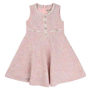 IVY HOUSE常春藤儿童装女童秋冬新款小香风背心裙连衣裙外套洋气