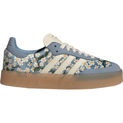 Adidas/阿迪达斯正品三叶草女士休闲花卉印花厚底时尚板鞋JQ6046