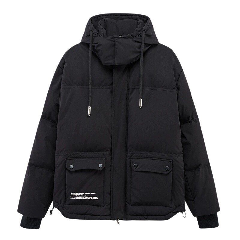 鬼洗系列贴标简约羽绒服
