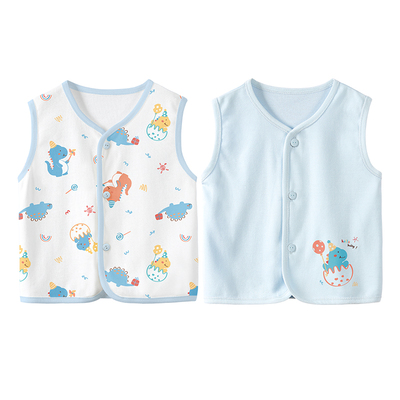 2件装儿童马甲纯棉春秋外穿薄款