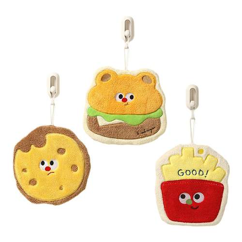 JOJO'S L. PD.杂货先生.加厚儿童珊瑚绒柔软可爱食物毛巾 | 细眼